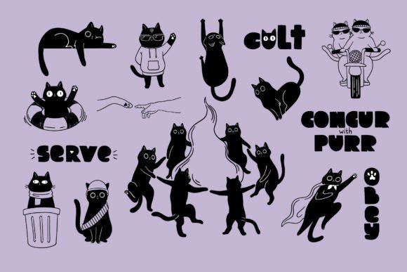 15 Cats of the Ritual Illustrations Review