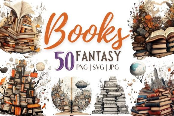 Books Fantasy Clipart: Graphics & Illustrations Review