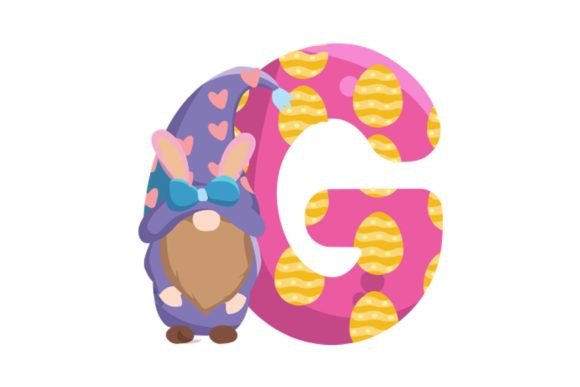 Cute Easter Egg Alphabet G Illustrations Review
