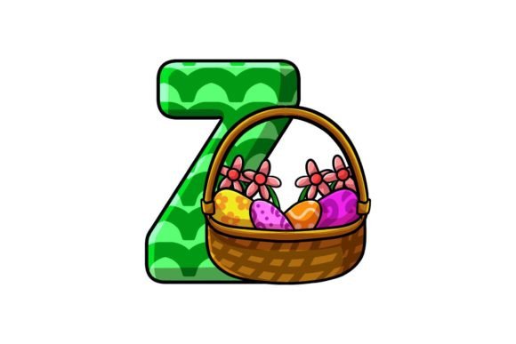 Cute Easter Egg Alphabet Z Illustrations & Graphics