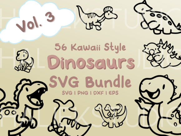 Dinosaurs Vol. 3 SVG Illustrations Review