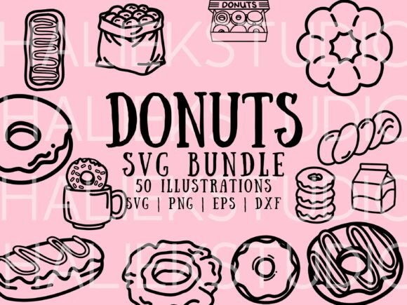 Donuts SVG Illustrations: A Brand Designer’s Review of This Graphics Bundle