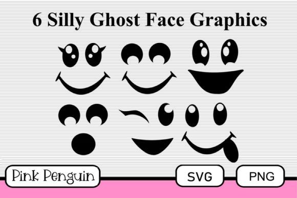 Halloween Ghost Faces: Graphics & Illustrations Review