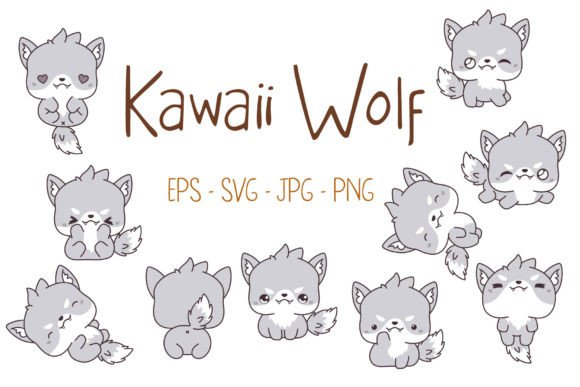 Kawaii Baby Wolf Set Illustrations: A Hands-On Embroidery Review
