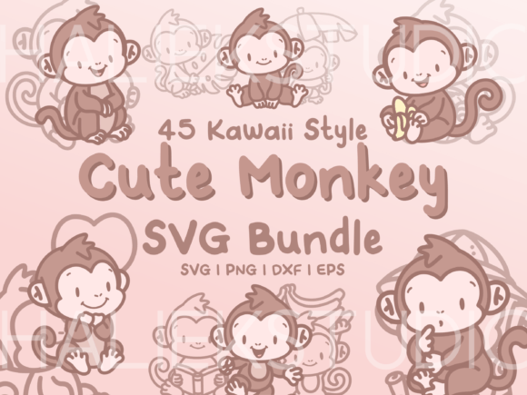 Monkey SVG Illustrations: Graphics & Illustrations Review