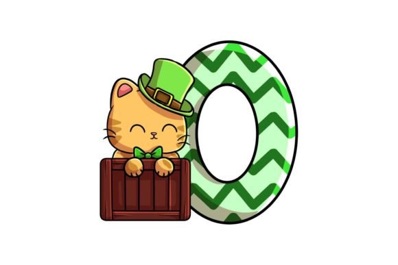 St Patrick Cat Alphabet O Graphics & Illustrations Review