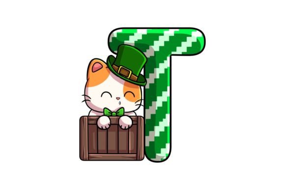 St Patrick Cat Alphabet T Illustrations: A Designer's Review
